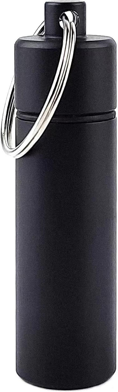 Small Pill Box Waterproof Keychain Pill Holder Portable Travel Pill Container Me