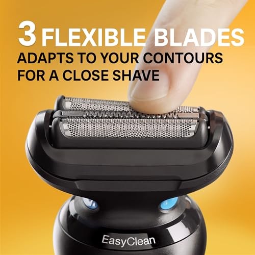 Electric Shaver for Men, Series 5 5118s, Waterproof, Wet & 4 Piece Set Blue
