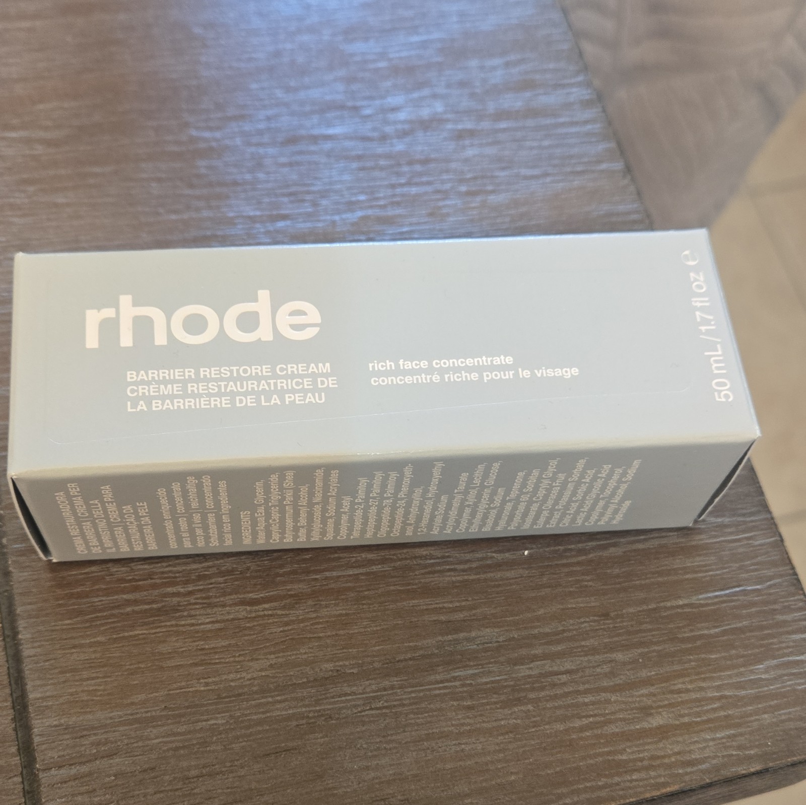 rhode Barrier Restore Cream Moisturizing Face Cream Niacinamide 1.7 fl oz