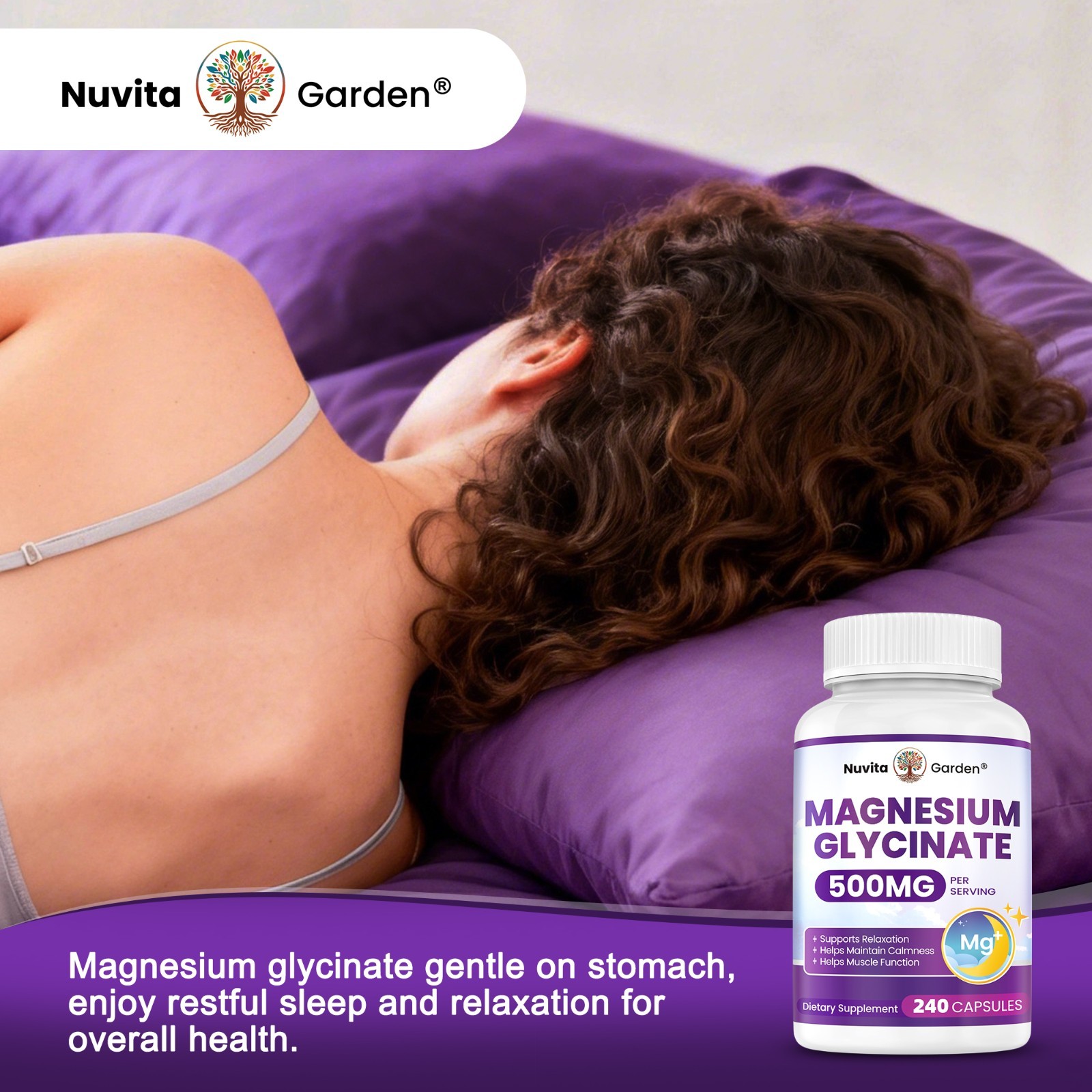3 Pack Magnesium Glycinate 500mg – 720 Capsules | 3 Years Supply | Made in USA