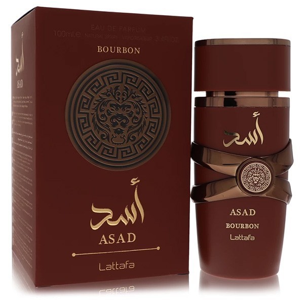 Lattafa Asad Bourbon Unisex Eau De Parfum Spray – 3.4 fl oz / 100 ml New in Box