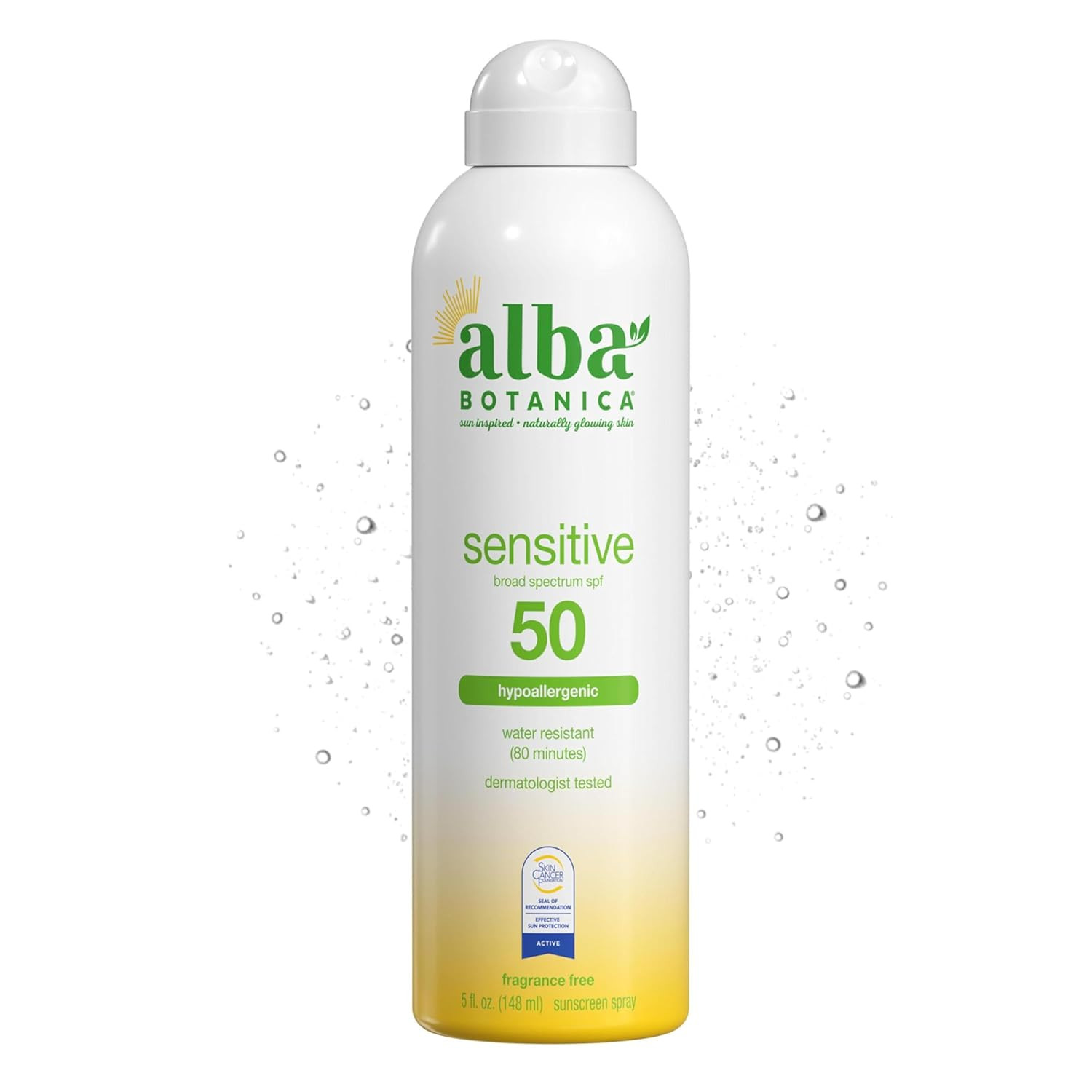 Sensitive Sunscreen Spray for Face and Body, Fragrance-Free, Broad Spectrum SPF