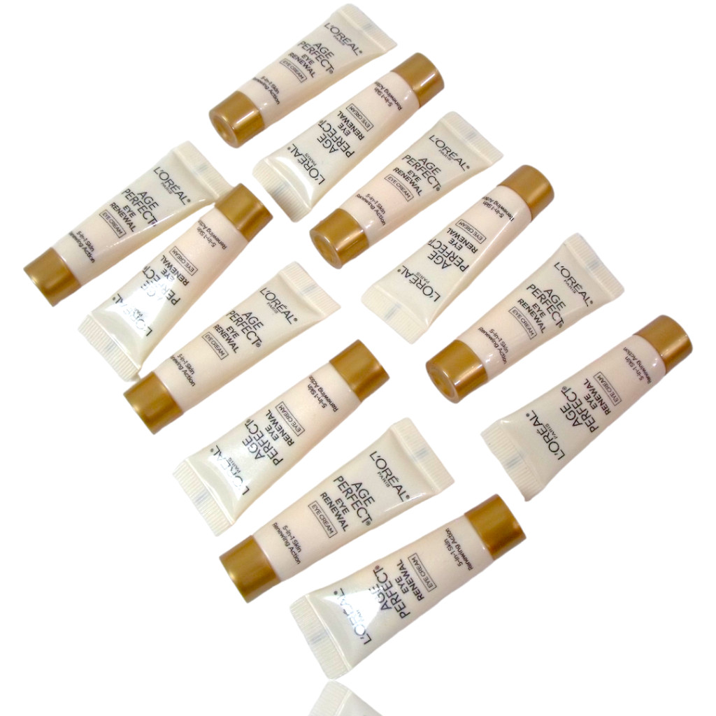 (Lot of 12) L’oreal Age Perfect Eye Renewal Cream 5-in-1 Travel Size .10 oz. New