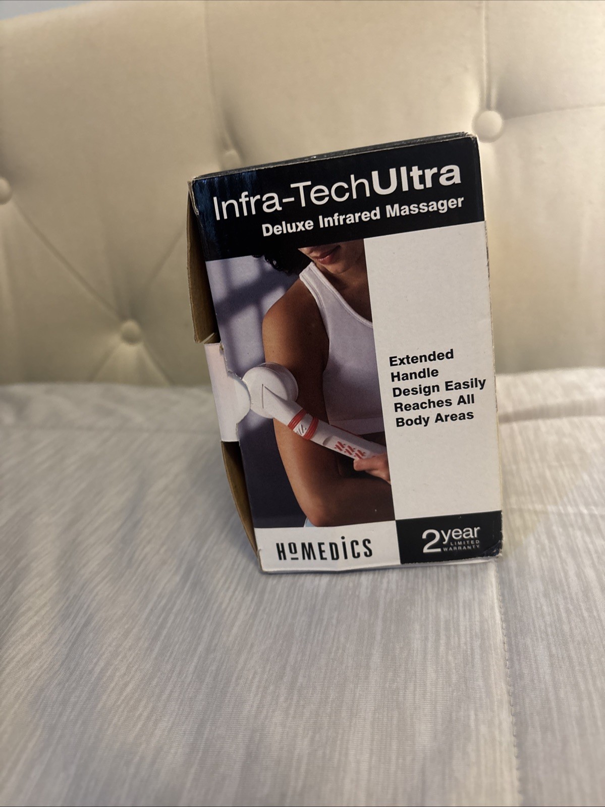 Homedics Infra-tech Ultra Deluxe Infrared Massager, Used. Model # QB-60