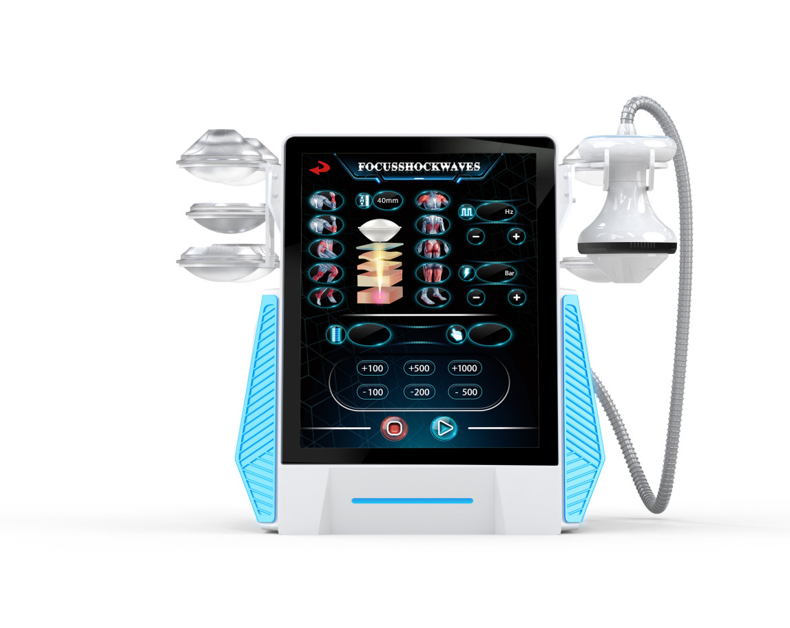 Piezo Wave ESWT Focused Shockwave Therapy Machine for Physio Pain Rehibilitation