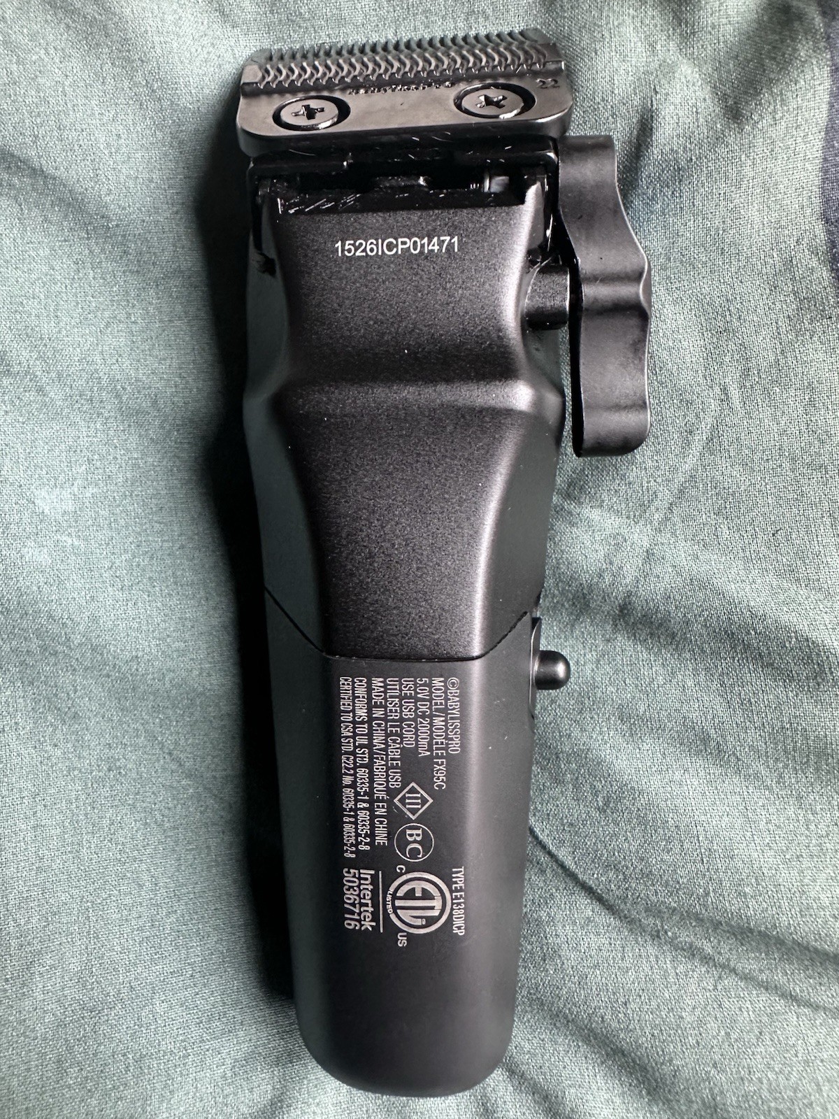 BaByliss PRO Dual Coil Motor Clipper FX95C and Trimmer FX95T Combo Set