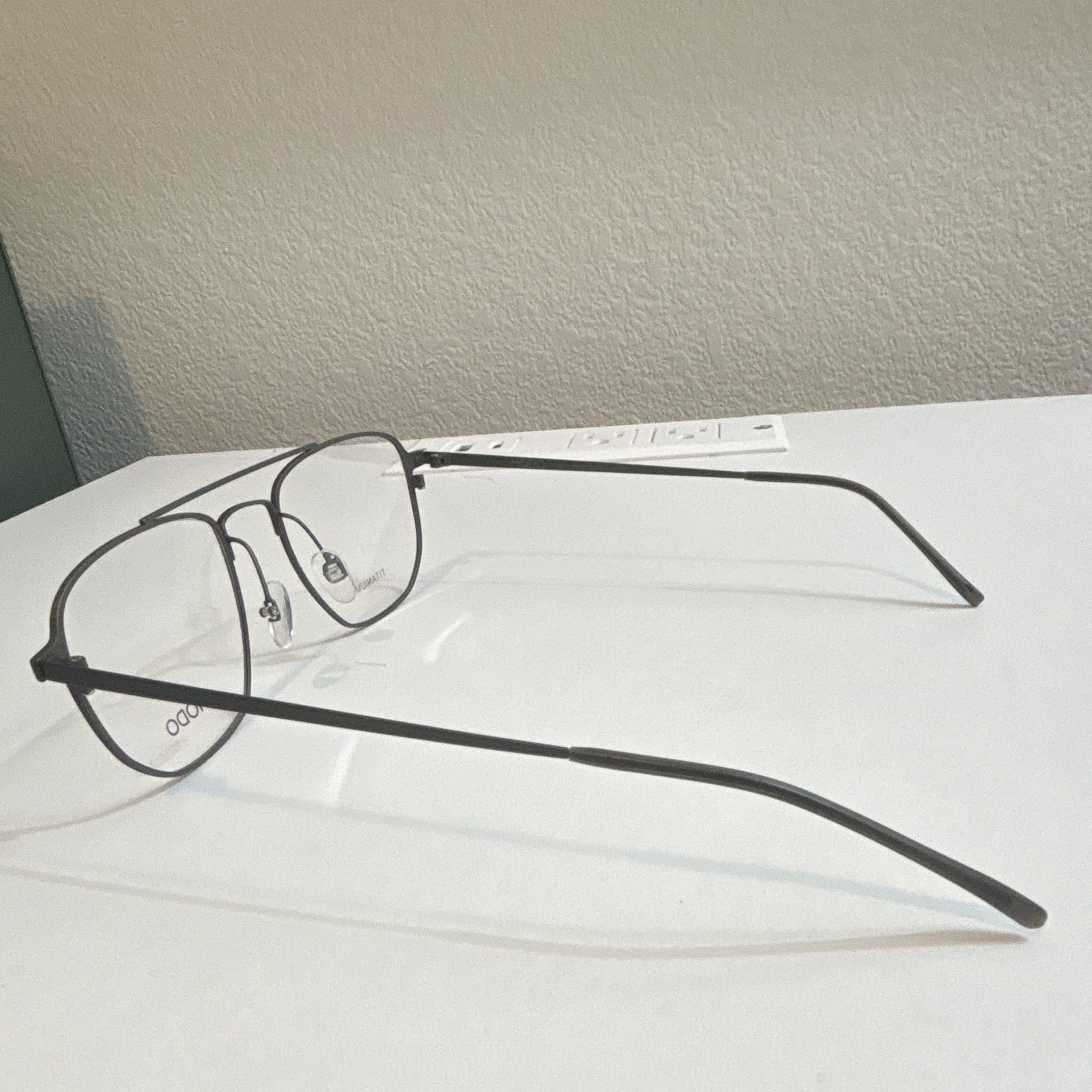 MODO Titanium Full Rim Eyeglasses Black Frame Solid Unisex Adults