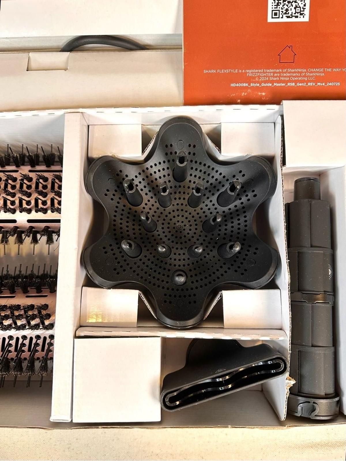 Shark FlexStyle Hair Multi Styler Black and Rose Gold 6 Attachment Bundle