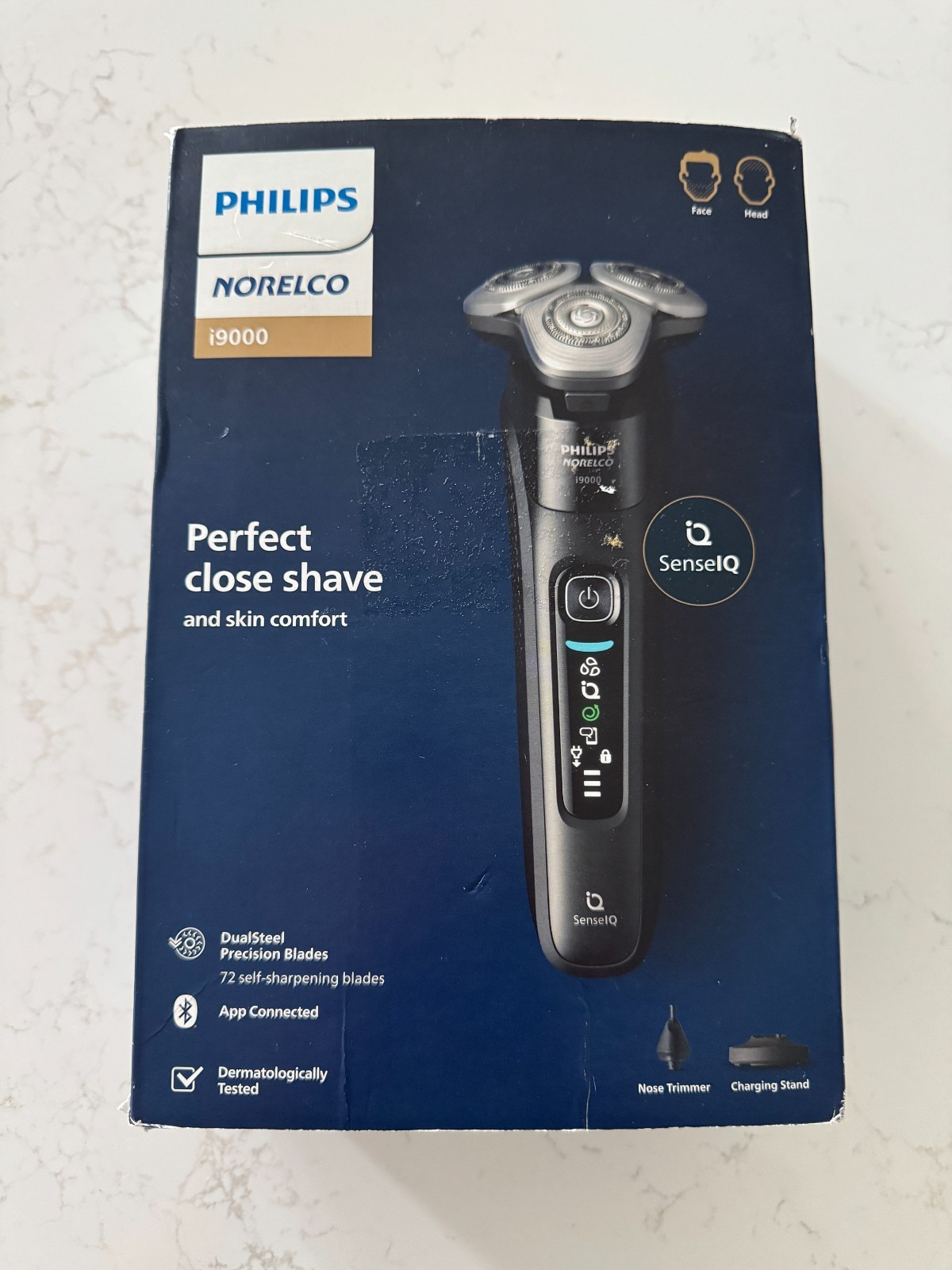 Philips Norelco i9000 Dual Steel Precision Blade 3 Head Rotary Shaver