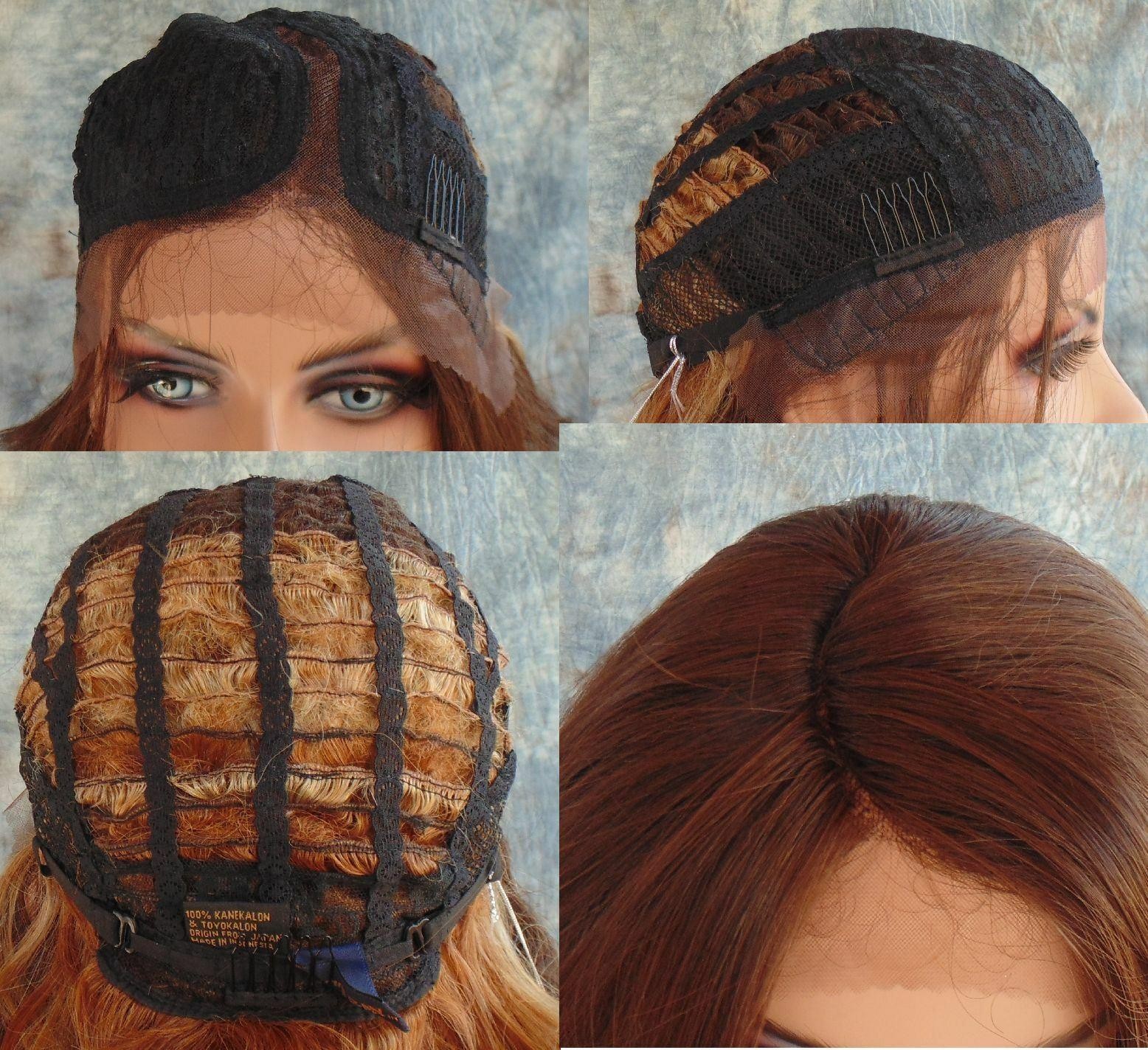 LACE FRONT C PART STRAIGHT WITH SIDE BANG WIG CLR 1B GORGEOUS SEXY 480