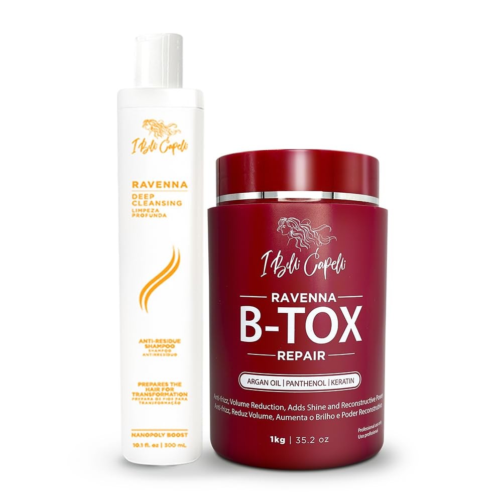 I Belli Capelli Ravenna Hair Treatment Kit- 22.65 Ounce (Pack of 2), Red