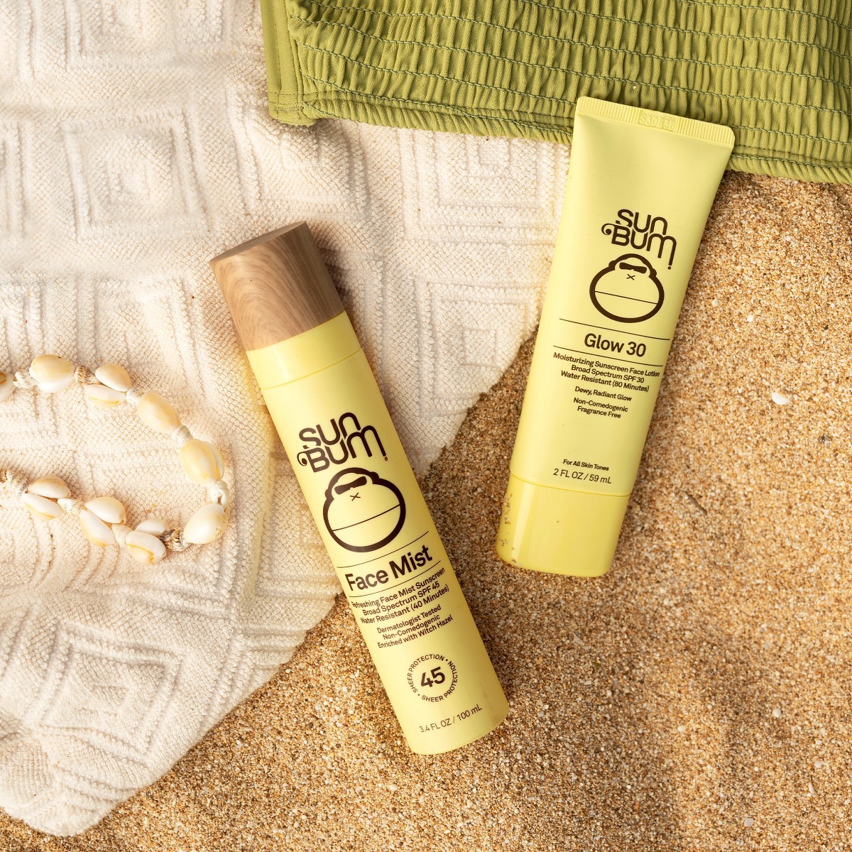 Sun Bum Face Mist – SPF 45 – 3.4 fl oz: Paraben-Free, Vegan, Noncomedogenic