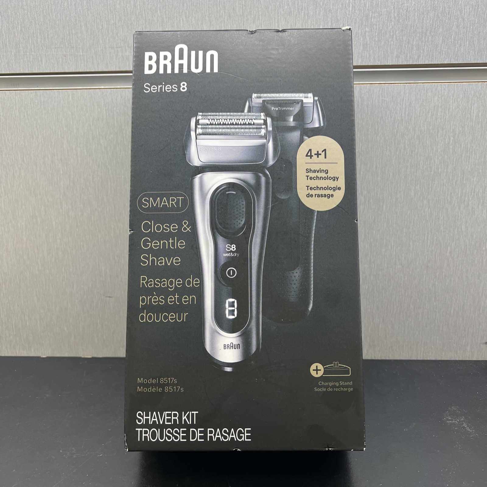 Braun 8517s Series 8 Electric Razor for Men Galvano Silver New