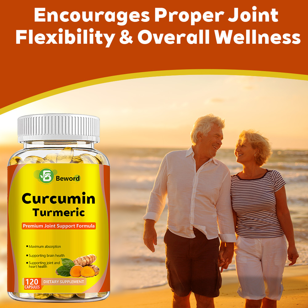 Turmeric Curcumin Highest Potency 95% 1950mg with BioPerine Black Pepper Extract