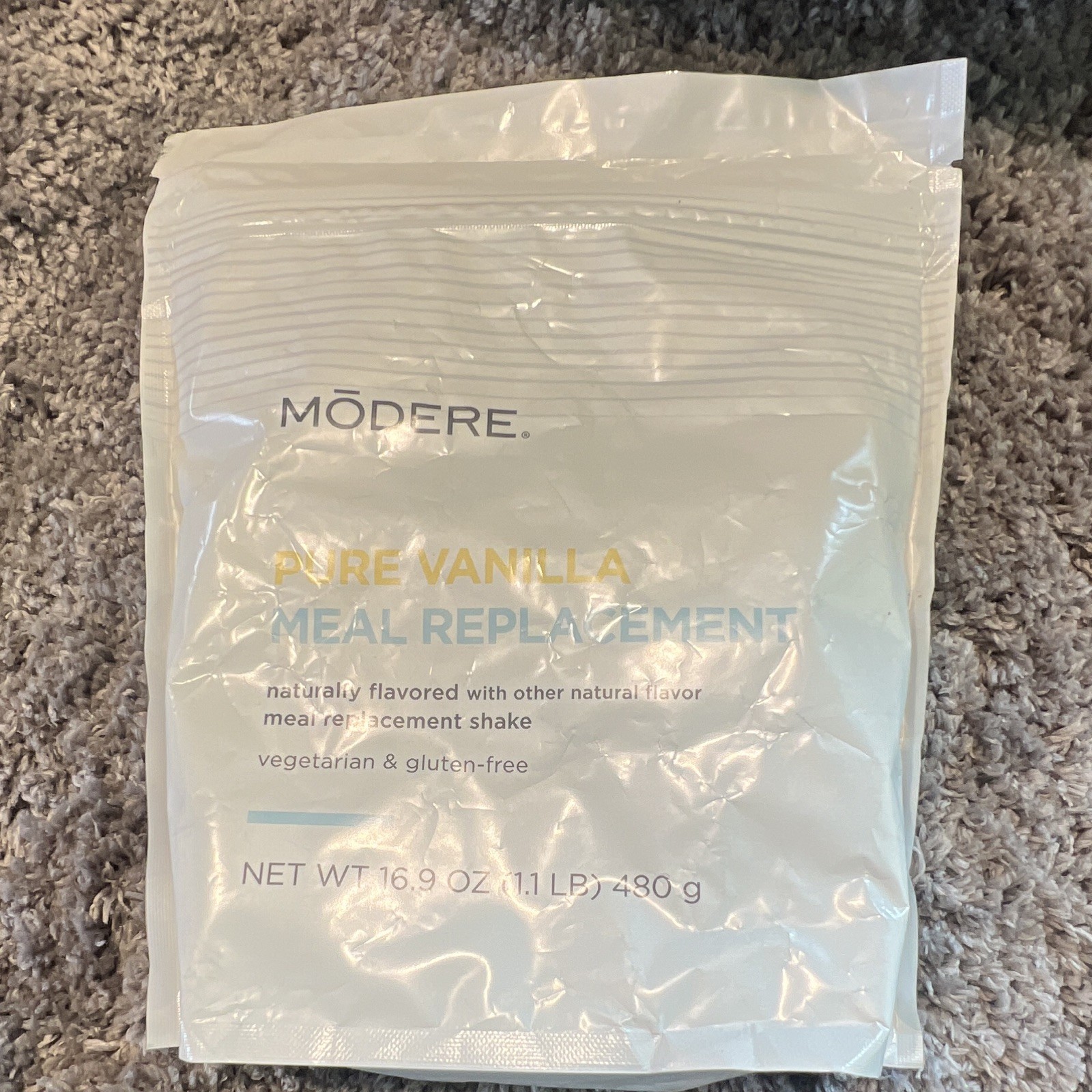Modere Pure Vanilla Meal Replacement Powder 16.9 oz Exp 10/09/26