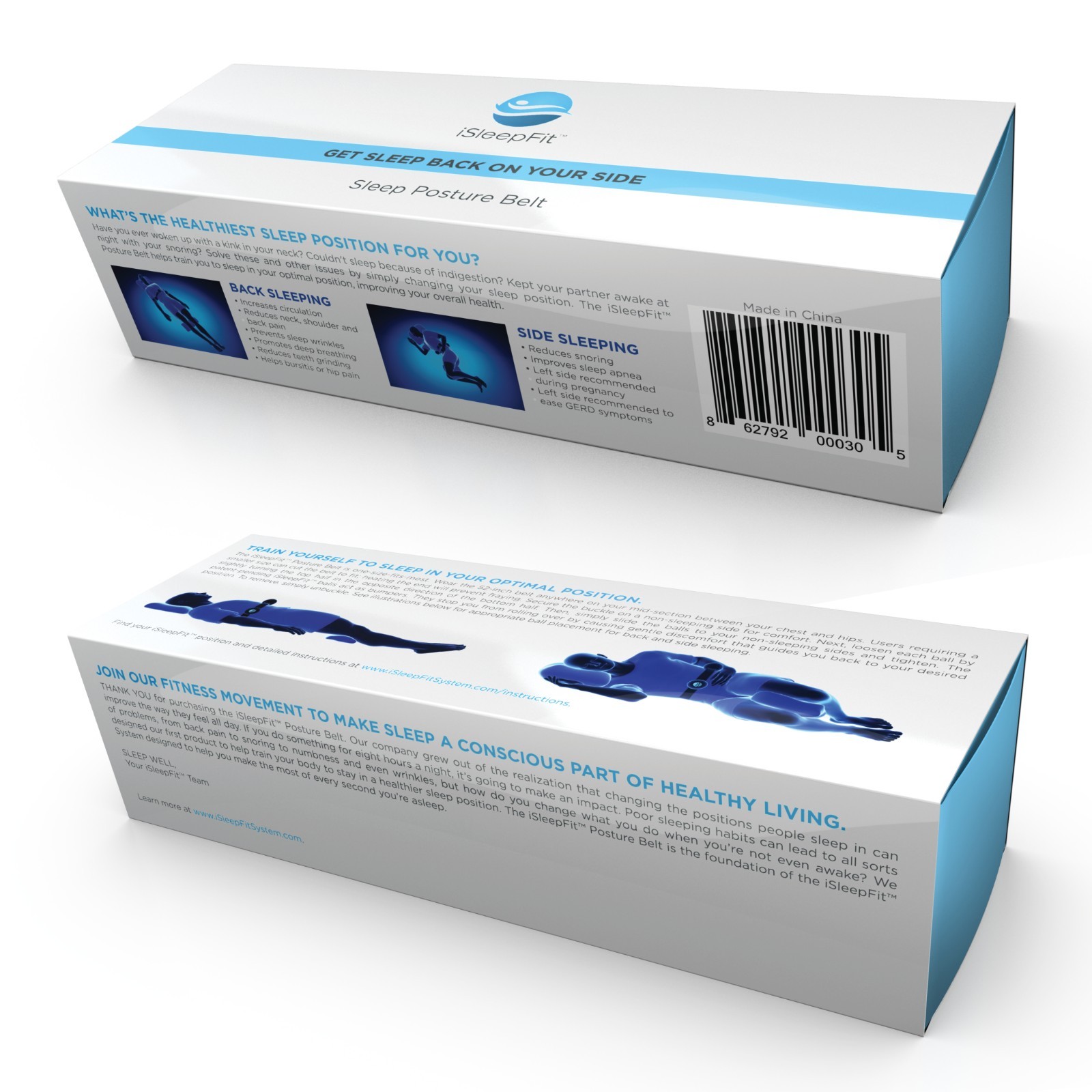 iSleepFit Adult Sleep Posture Belt