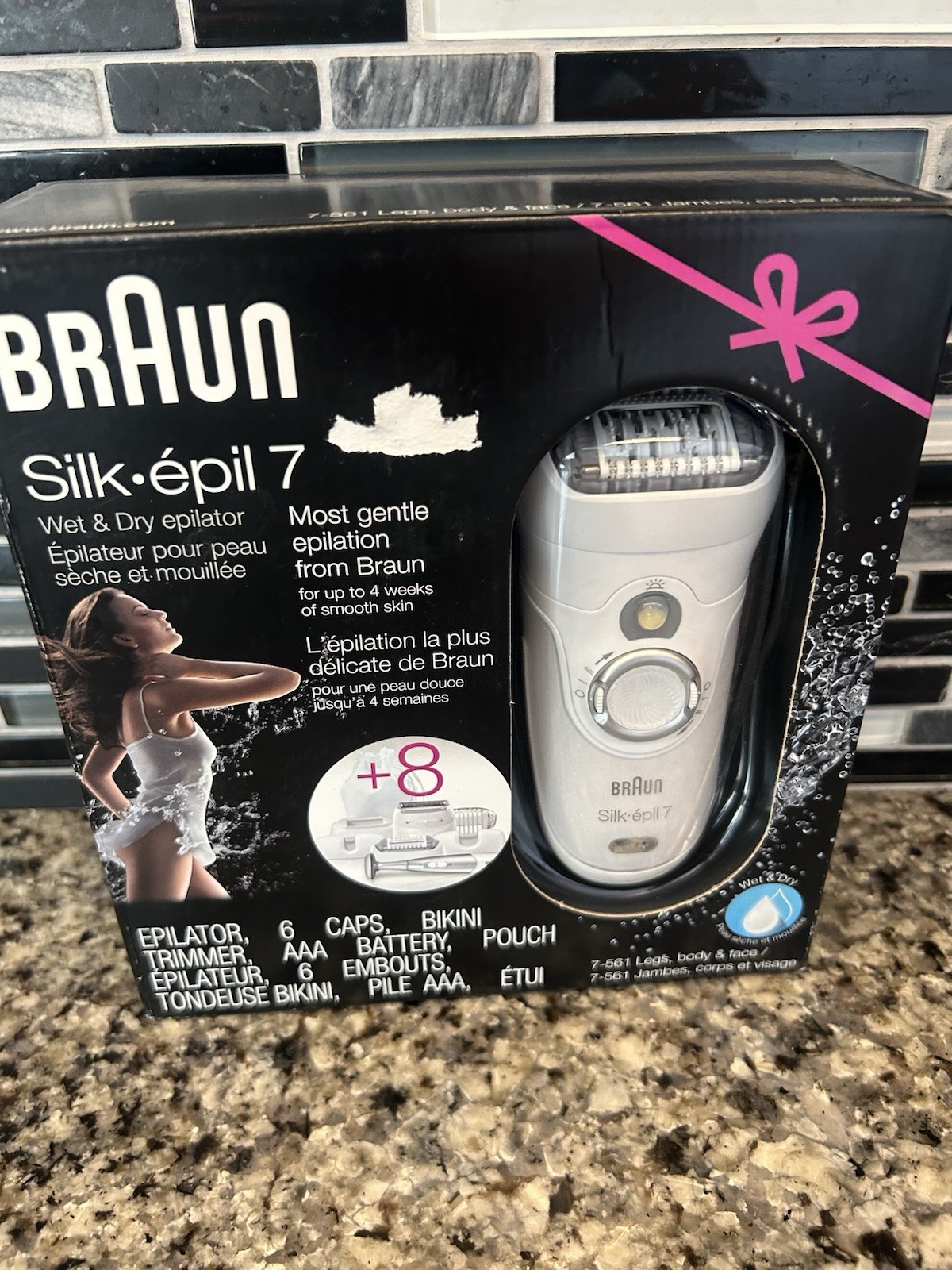Braun Epilator Silk-épil 7, Hair Removal Device, Women Shaver & Trimmer New/Seal