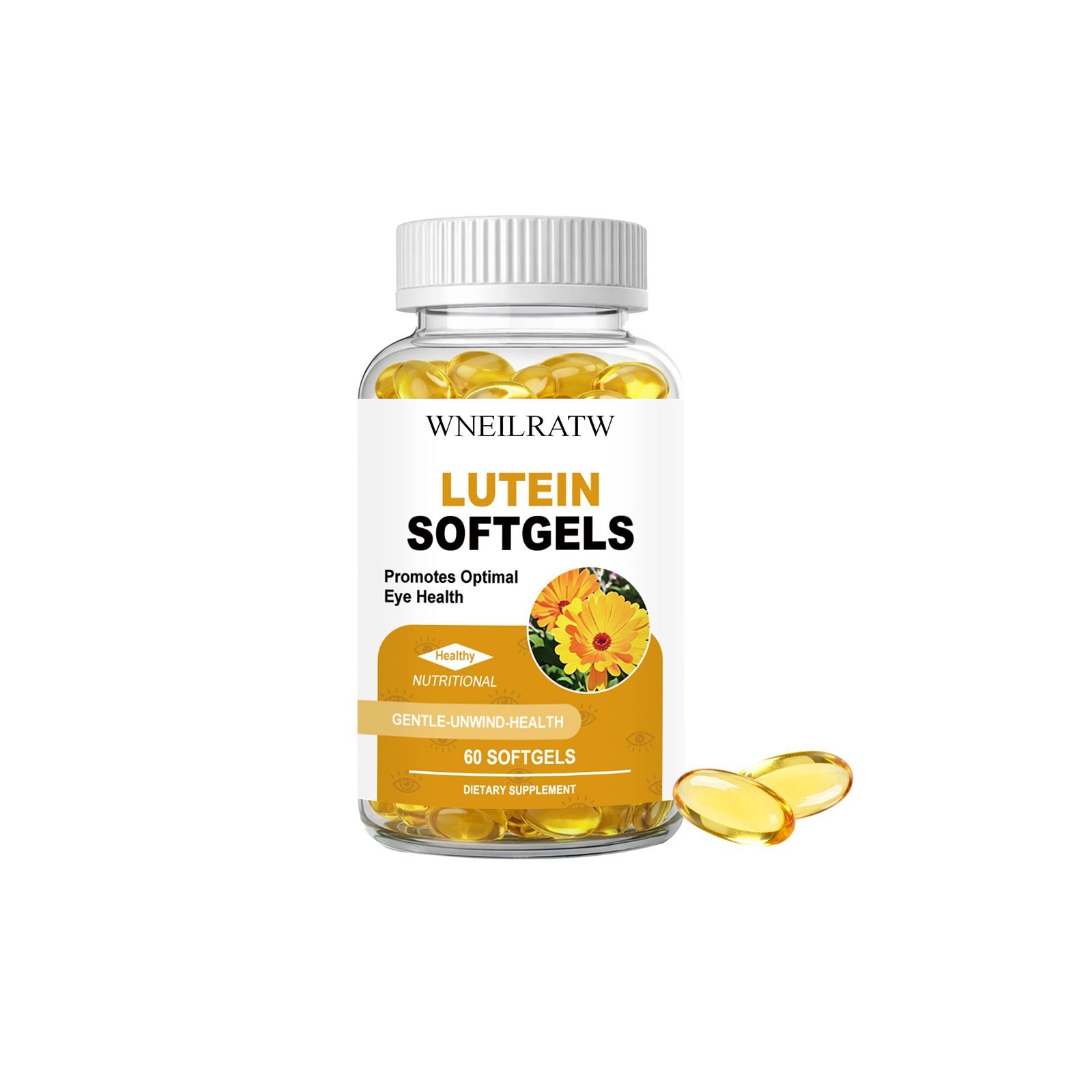 WNEILRATW Lutein eye protection support capsule helps with bright and clear visi