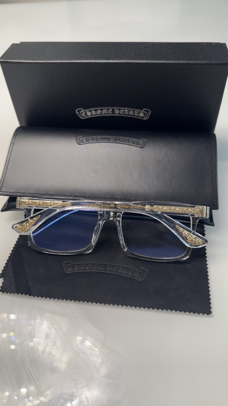 Chrome hearts style glasses