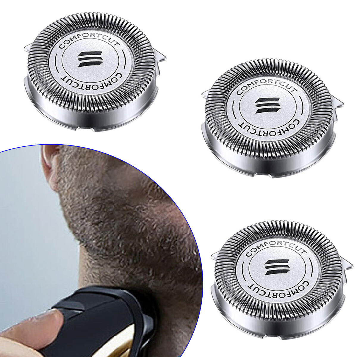 NEW SH30 Replacement Heads for Philips Norelco Series 3000 2000 1000 SH30 Blades