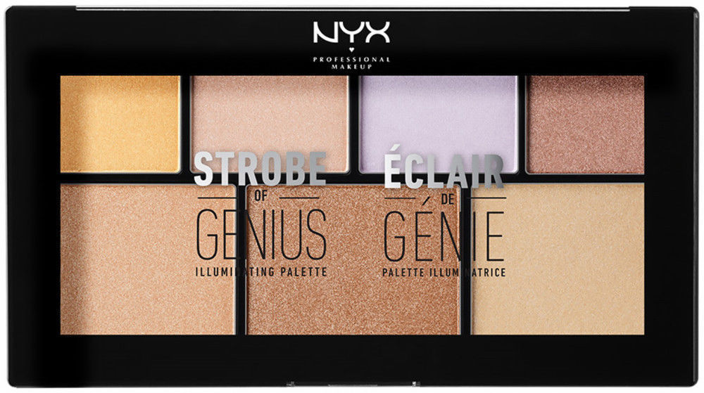 LOT OF X 2 ~ NYX STROBE OF GENIUS ILLUMINATING PALETTE HIGHLIGHTERS PALETTE