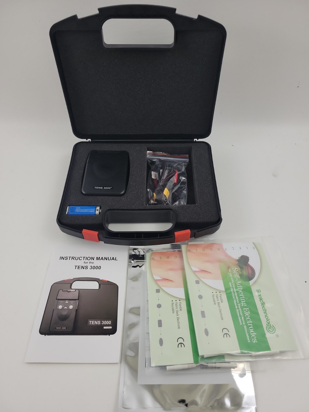 TENS 3000 Transcutaneous Nerve Stimulation massage back, leg, and hip pain