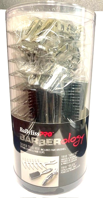 BaBylissPRO Barberology SILVERFX Trio Mixed Bucket 15 PCS