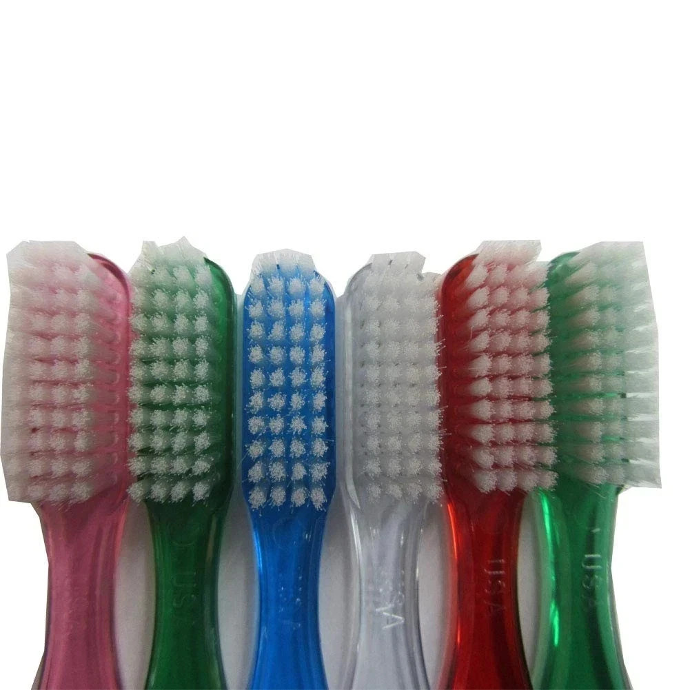 POH Adult 4-Row Supersoft #5 Toothbrush 6 1 Count (Pack of 6), Multicolor