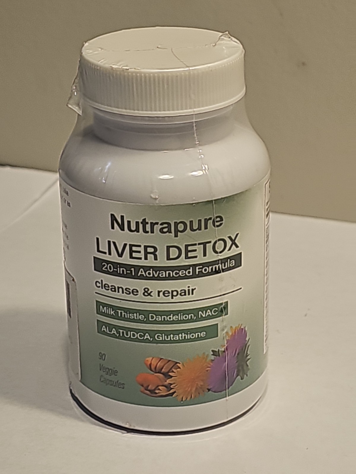 Nutrapure Liver Detox Capsules, 20-in-1 ( 90 Count ) (Pack of 1) 11/2027