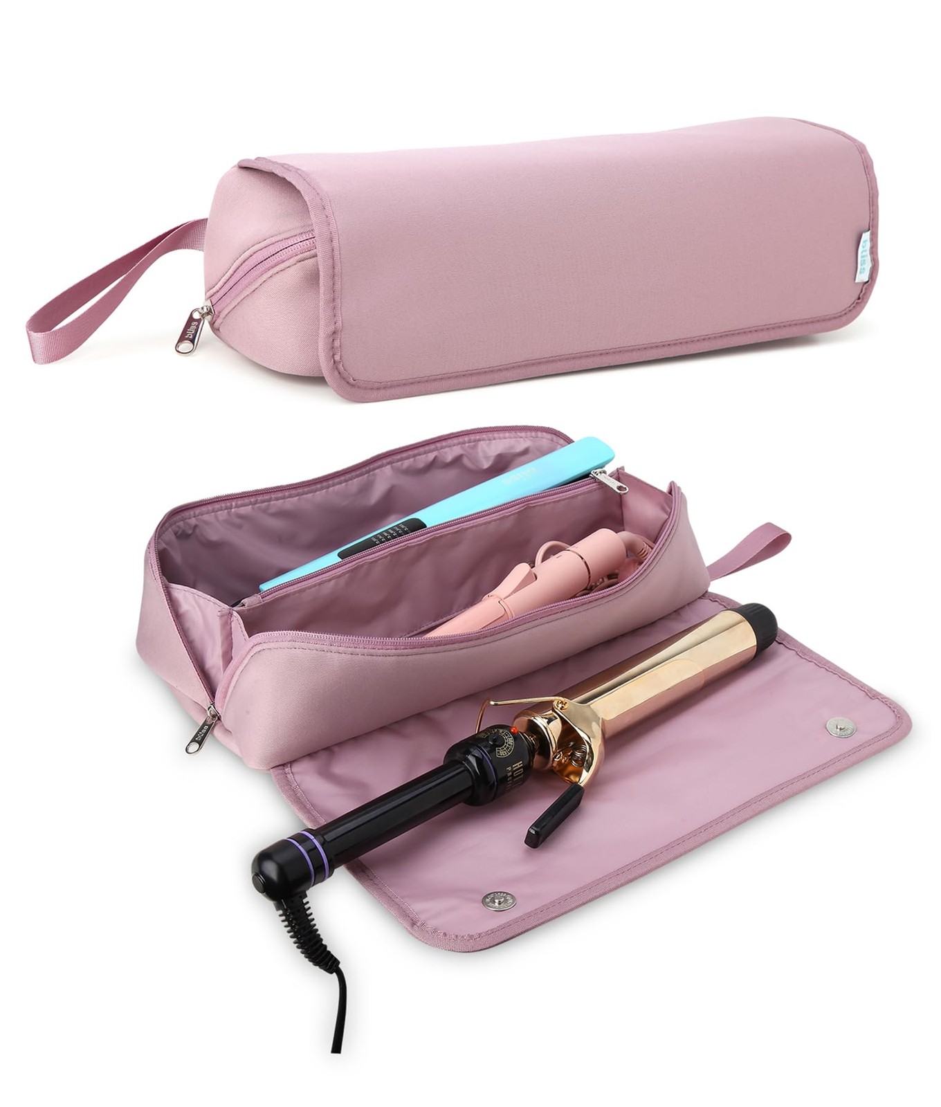 Bliss Womens Travel Heat Tool Bag – Lightweight One Size, Pink Gaze