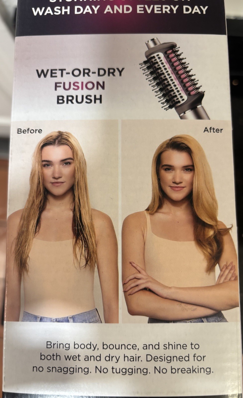 Brand New Shark HD641 FlexFusion Hair Dryer+Fusion Hair Brush Ceramic Air Styler