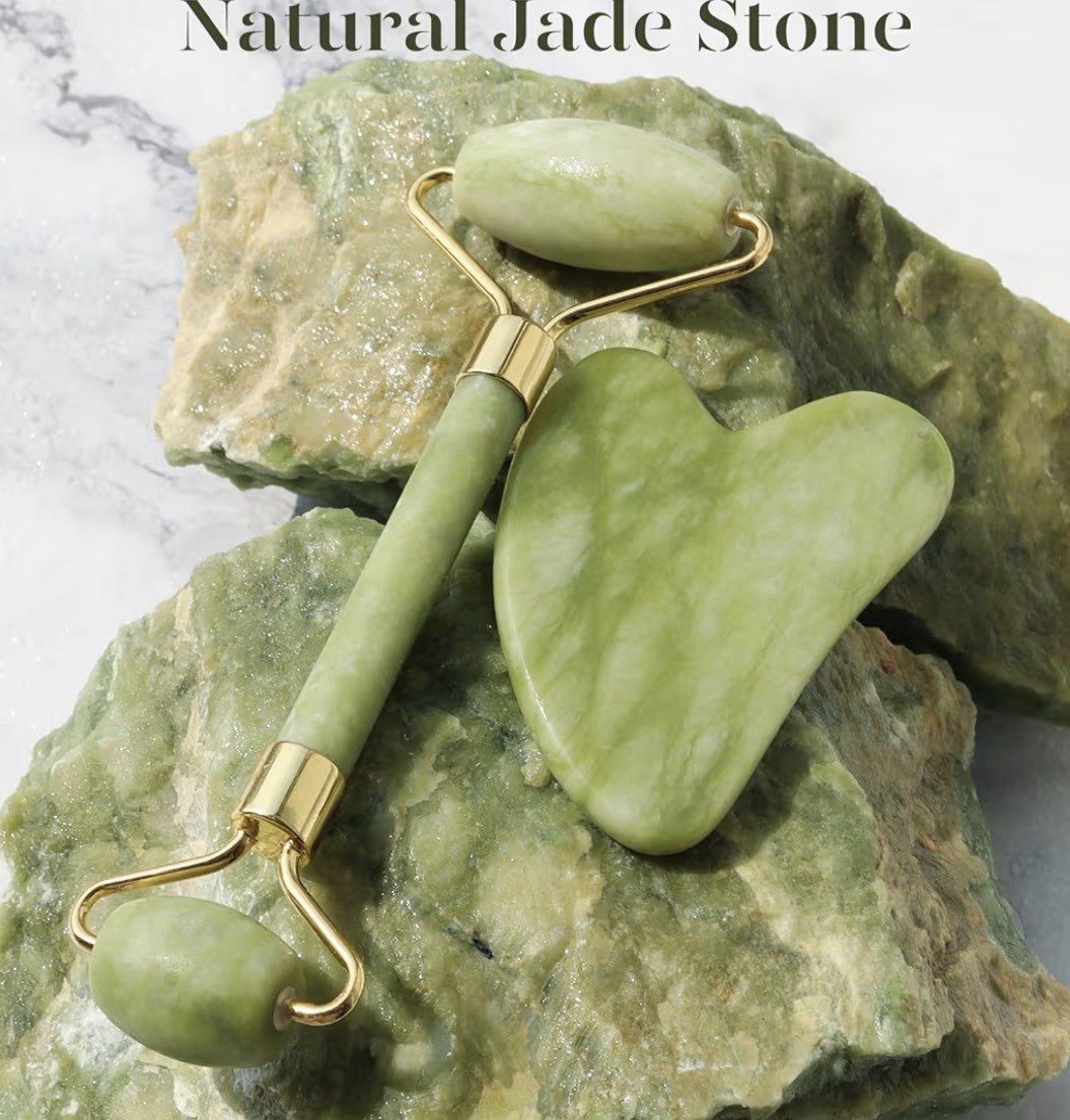 BAIMEI IcyMe Gua Sha & Jade Roller Facial Tools Face Roller and Gua Sha Set