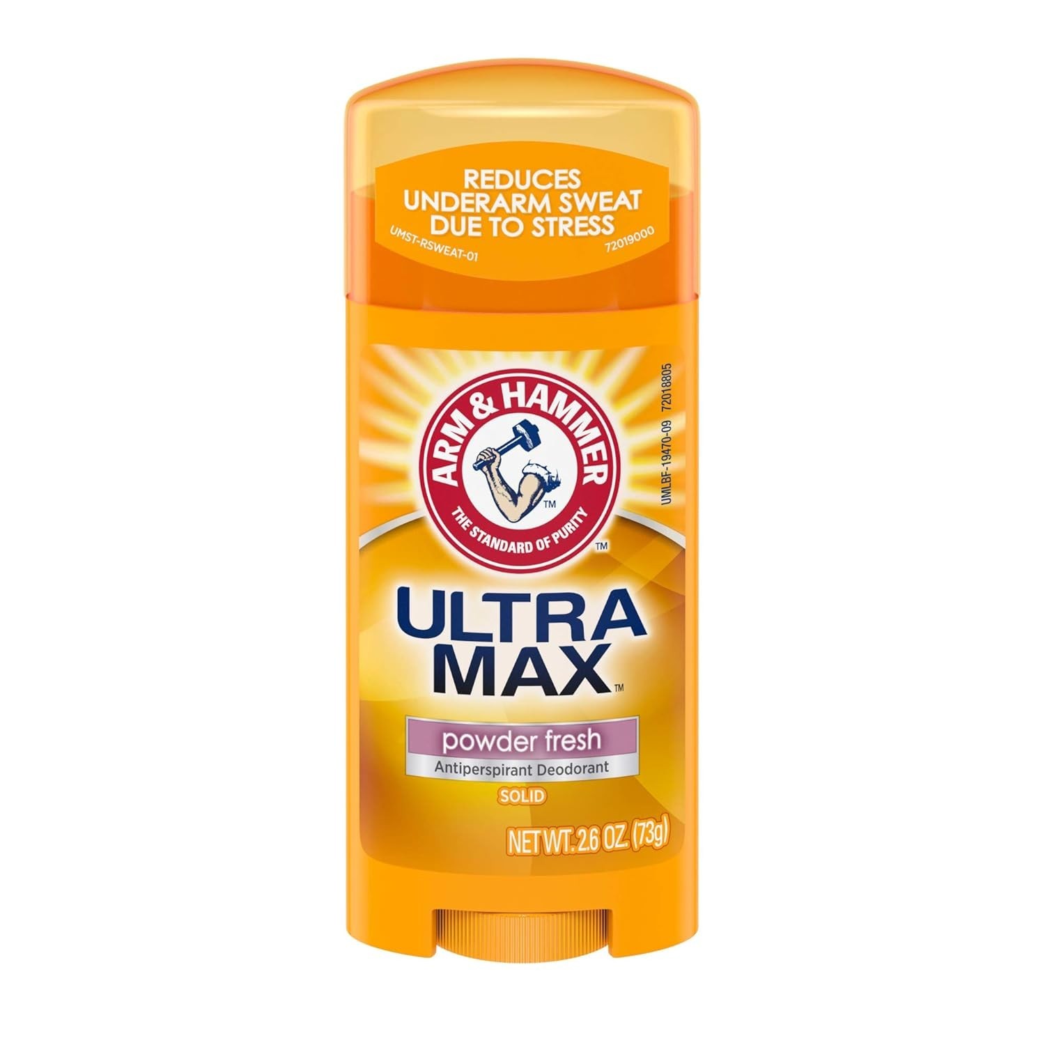 Arm&Hammer Ultra Max Antiperspirant Deodorant Invisible Solid Powder Fresh 2.6oz