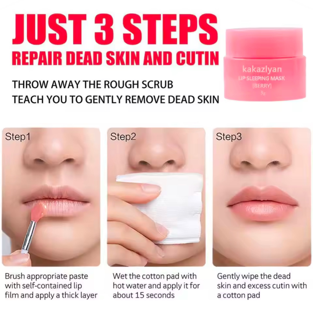 Lip Sleeping Mask Night Sleep Maintenance Moisturizing Fade Lip Lines Nourishing