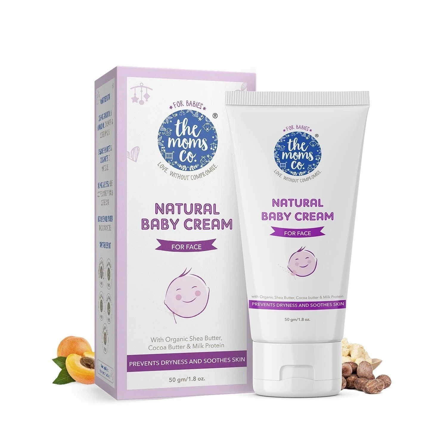 The Moms Co. Baby Cream 50 gm & The Moms Co. Cracked Nipple Butter Cream 25 gm