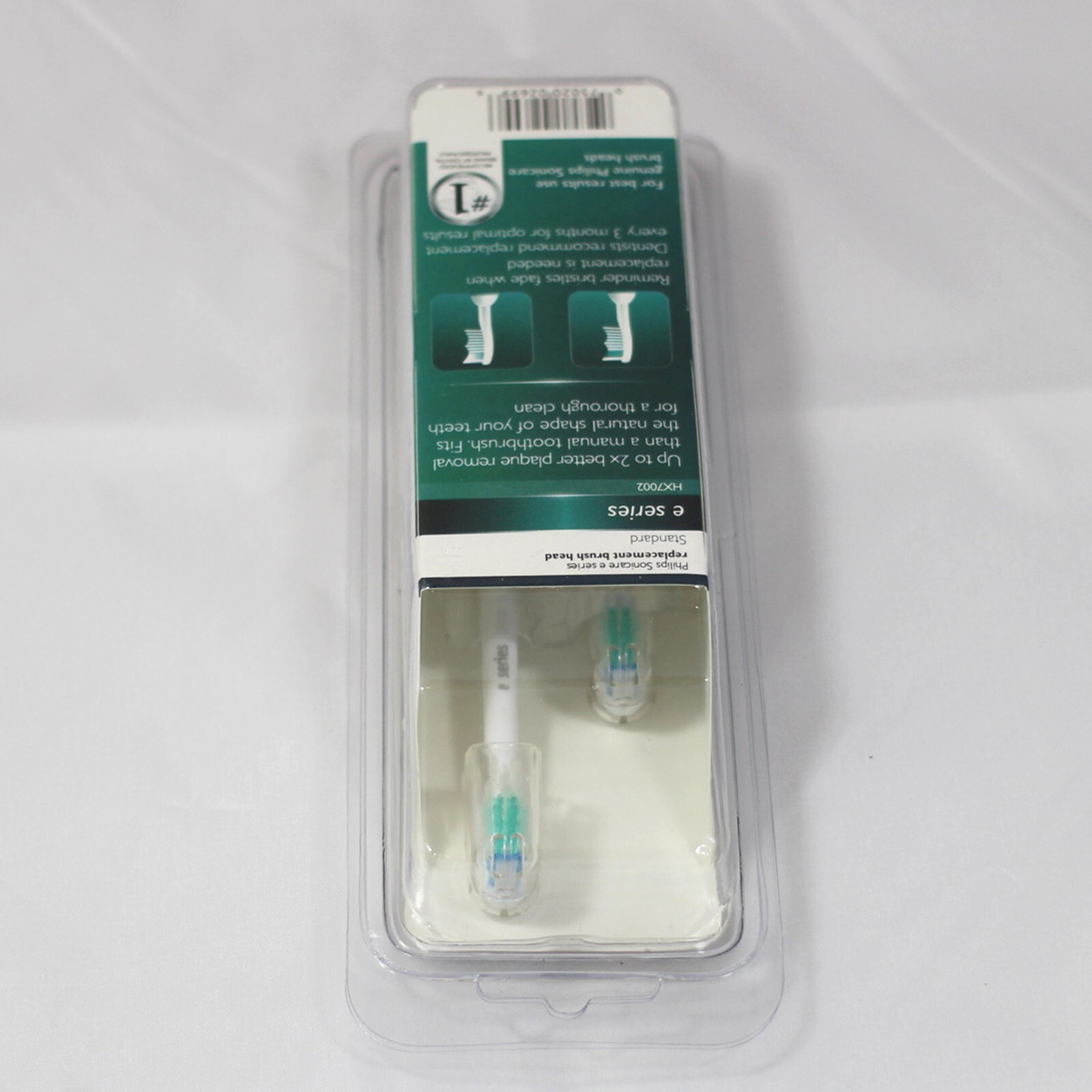 2X Philips Sonicare E Series HX7002 Replacement Toothbrush Brush Heads – Sealed