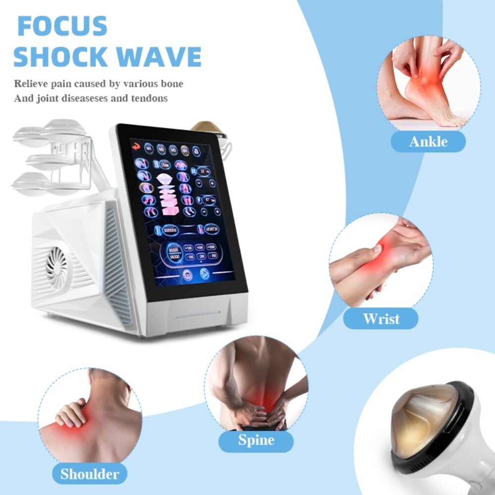 Focused FSWT Focus Shockwave therapy Relax Massage ESWT Shockwave Therapy Device