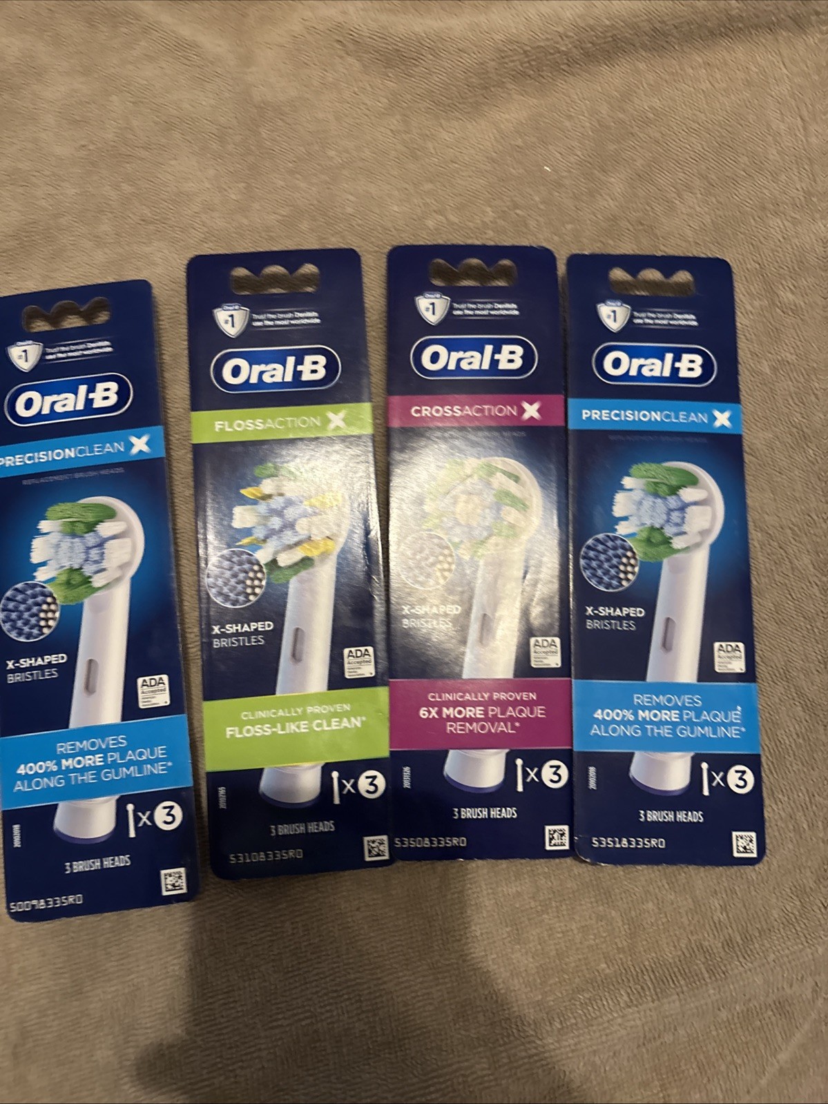 Braun Oral-B Flexisoft Replacement Toothbrush Heads (5 pieces) new