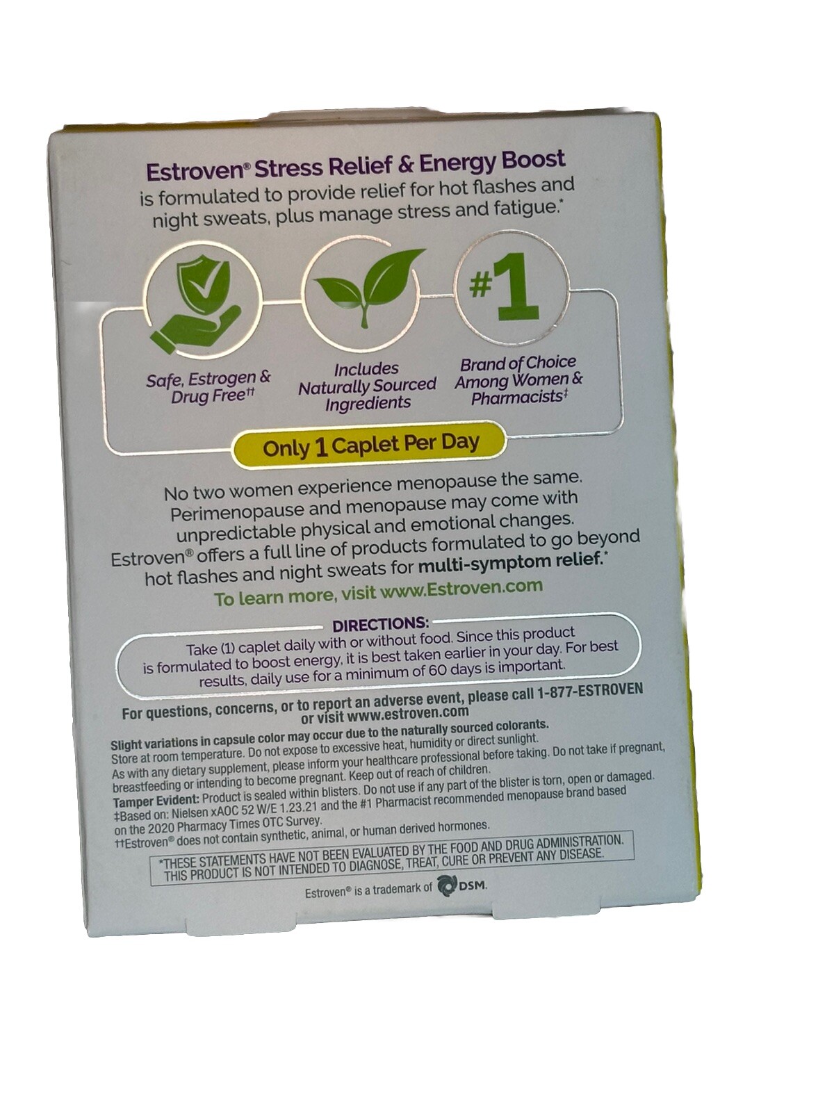 Estroven Estroven Maximum Strength Energy 28 Caplets Gluten-Free, Wheat-Free,