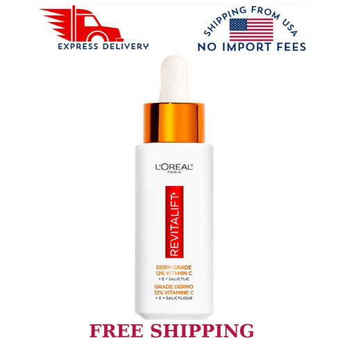 L’Oreal Paris Revitalift 12% Pure Vitamin C, E, Salicylic Acid Serum, 1.01 OZ