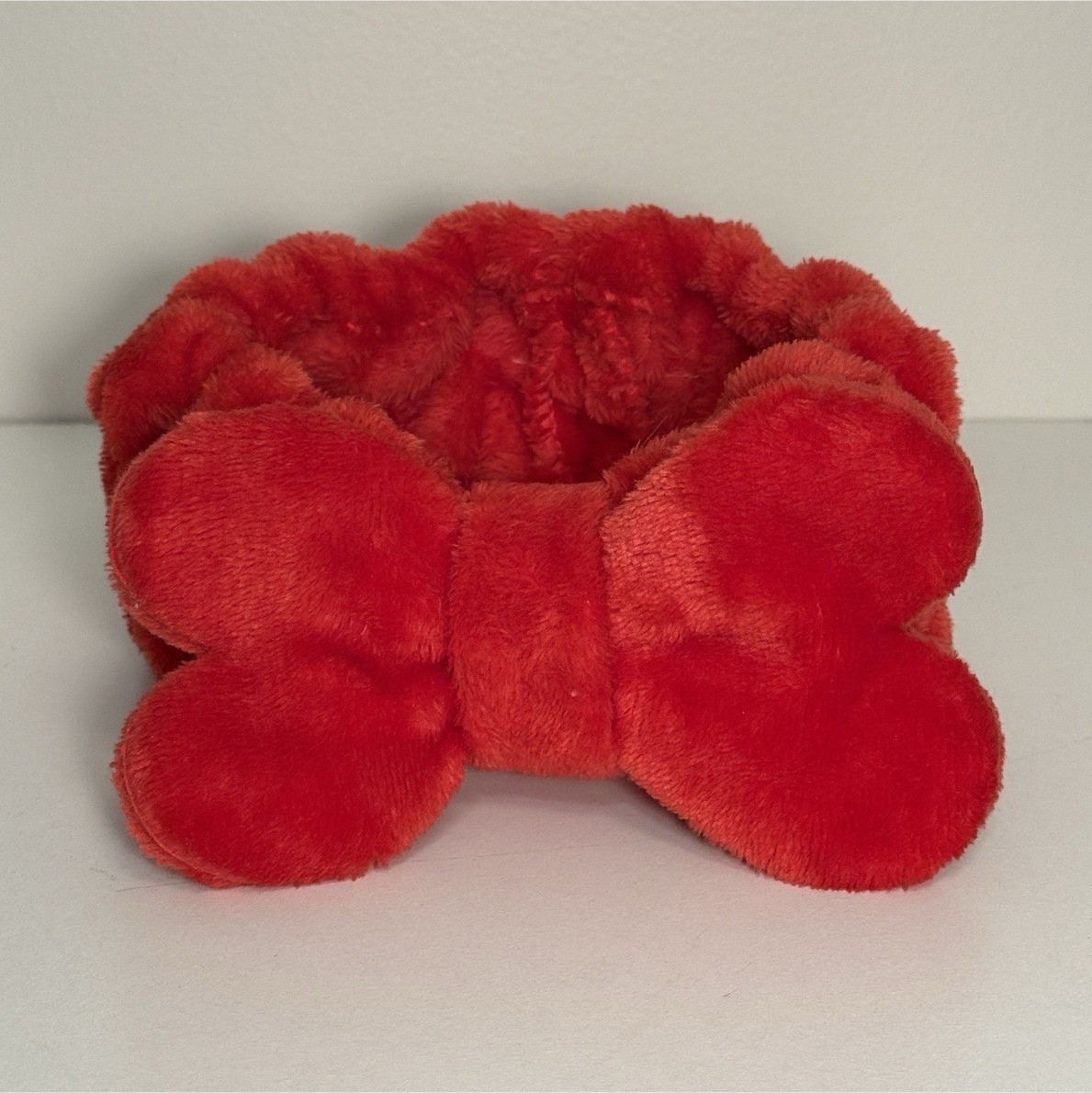 Red Fabric Bow Headband for Women, 4.5 in, All Hair Types