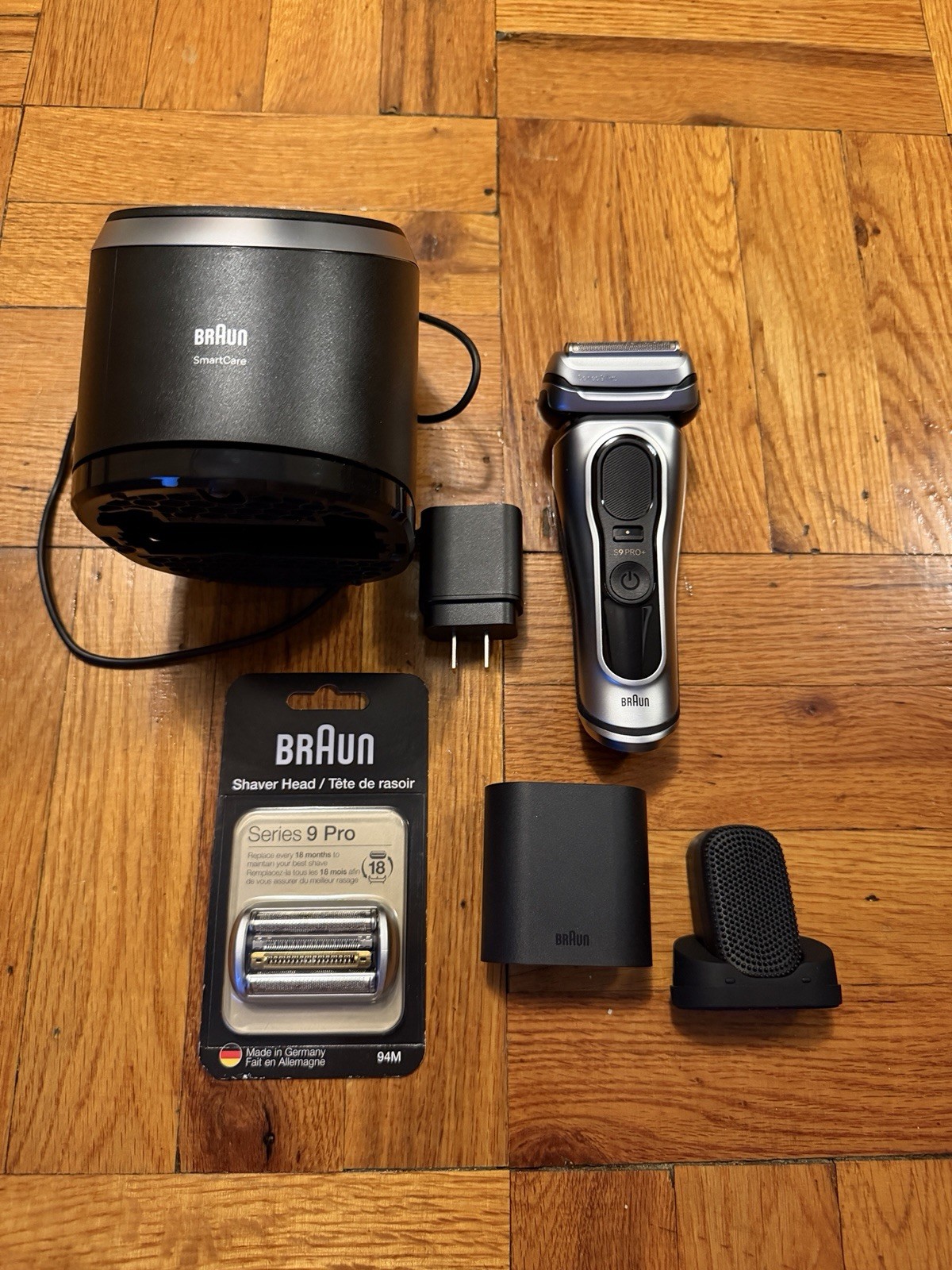 Braun Series 9 Pro+ Foil Shaver Set, PowerCase, SmartCare Cleaning, Travel Case