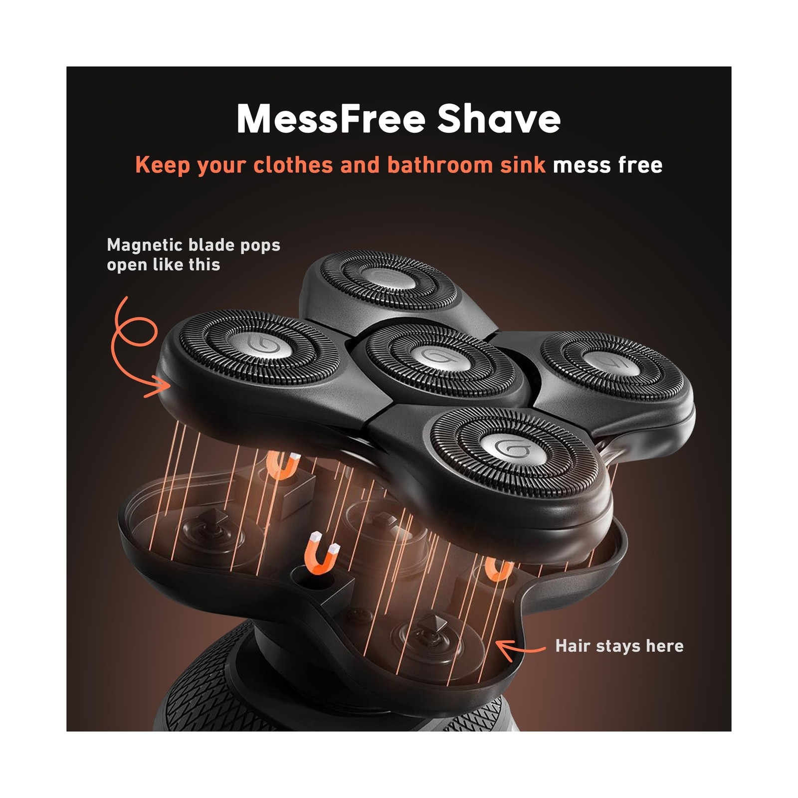 BaldiePro Blade Refill 2.0 + Chamber – Electric Shaver Replacement … Fast Ship