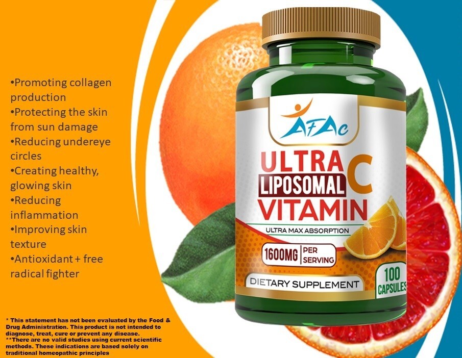 Vitamin C High Absorption Supplements Immune Support fast shipping 2 bottles