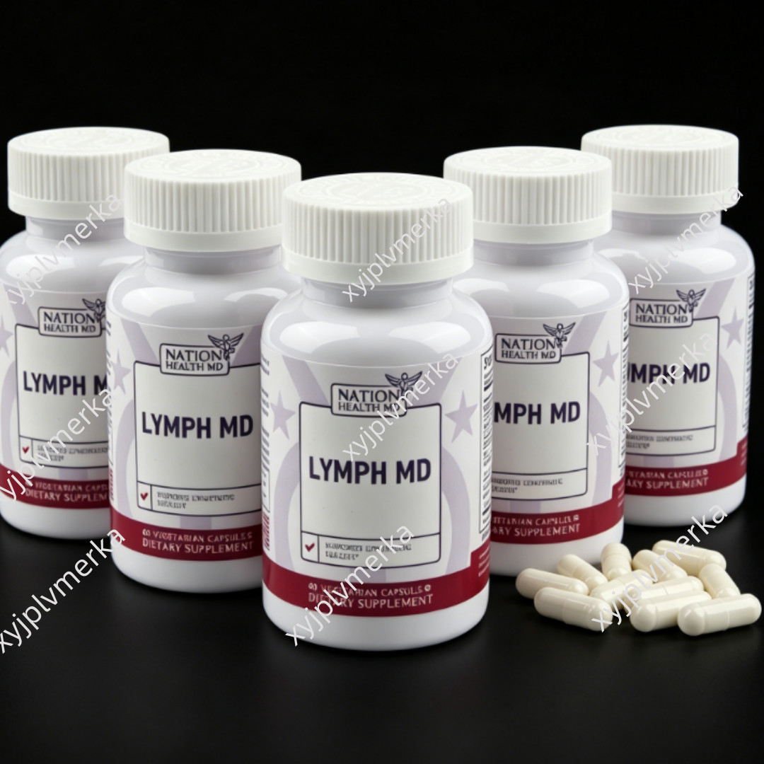 5 Bottles Lymph MD 60 Vegetarian Capsules Lymphatic Health Supplement