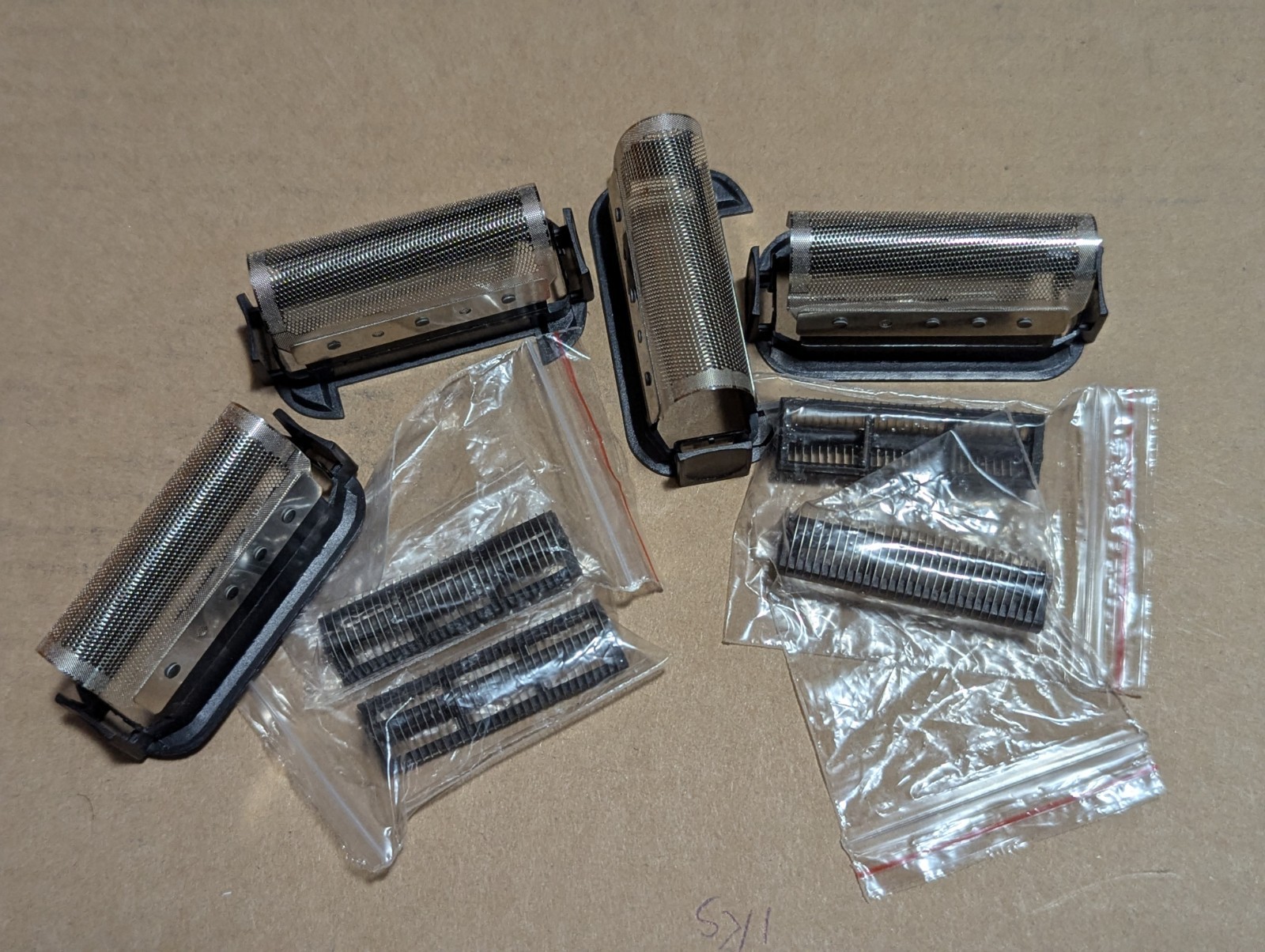4 Braun Micron 2000 series Shaver Foil And Cutter Sets