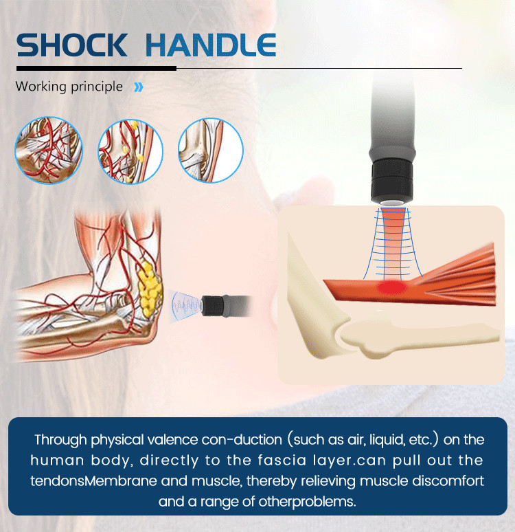 Professional Radial Pneumatic Shockwave Therapy Machine Pain Relief ED Treatment