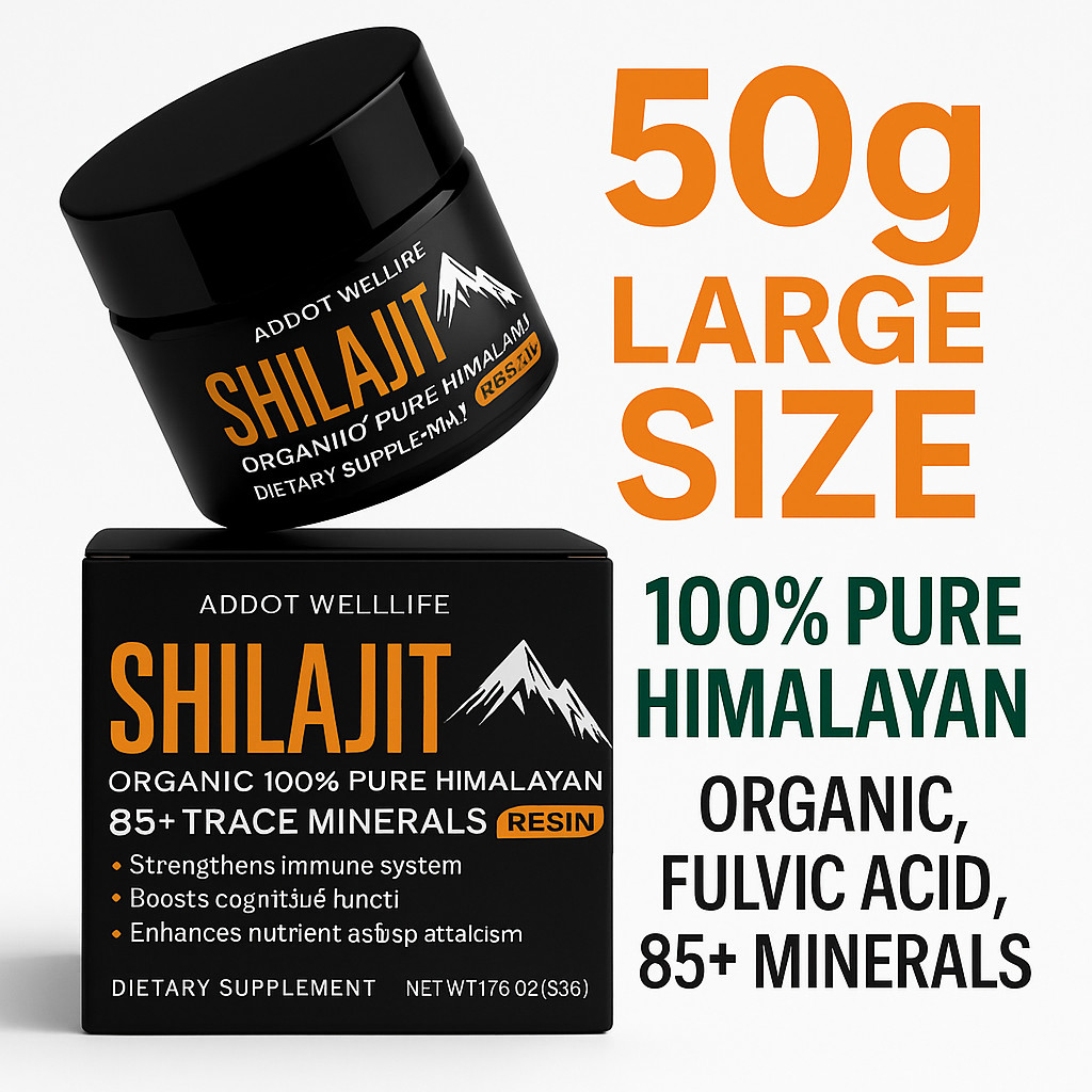 Shilajit Supplement – 150 Caps – Himalayan Herbal Resin – Energy & Mental