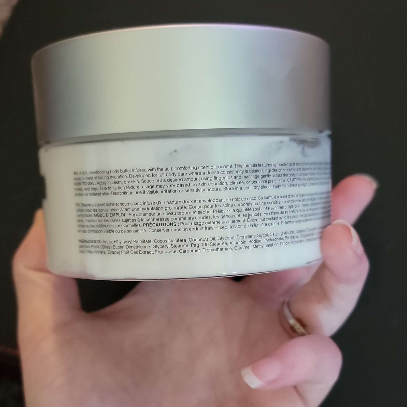 Trué-OrgáNica Coconut Firming Body Butter w/ Hyaluronic Acid 200g 12M