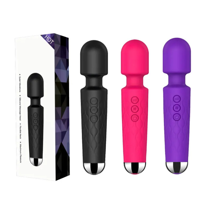 Wand Massager pink 20 speeds full body massager . great pleasure gift.waterproof